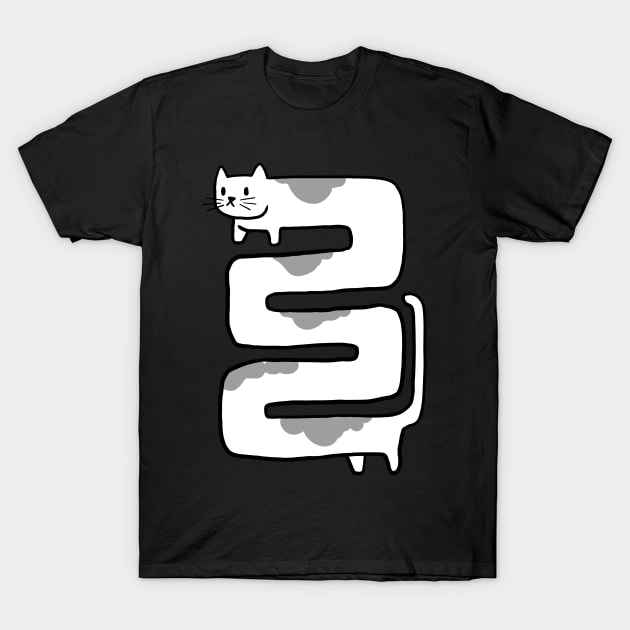 Flexible Cat T-Shirt by romelbarua